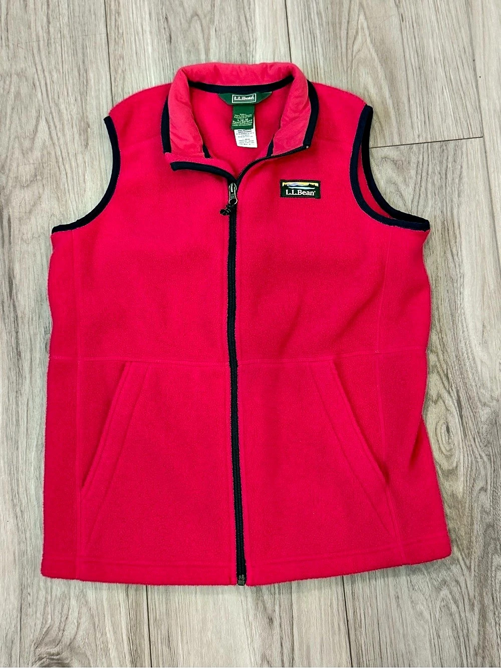 Girls L.L.Bean Mountaineer Fleece Vest Pink